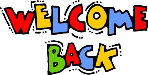 welcome back clipart|More.